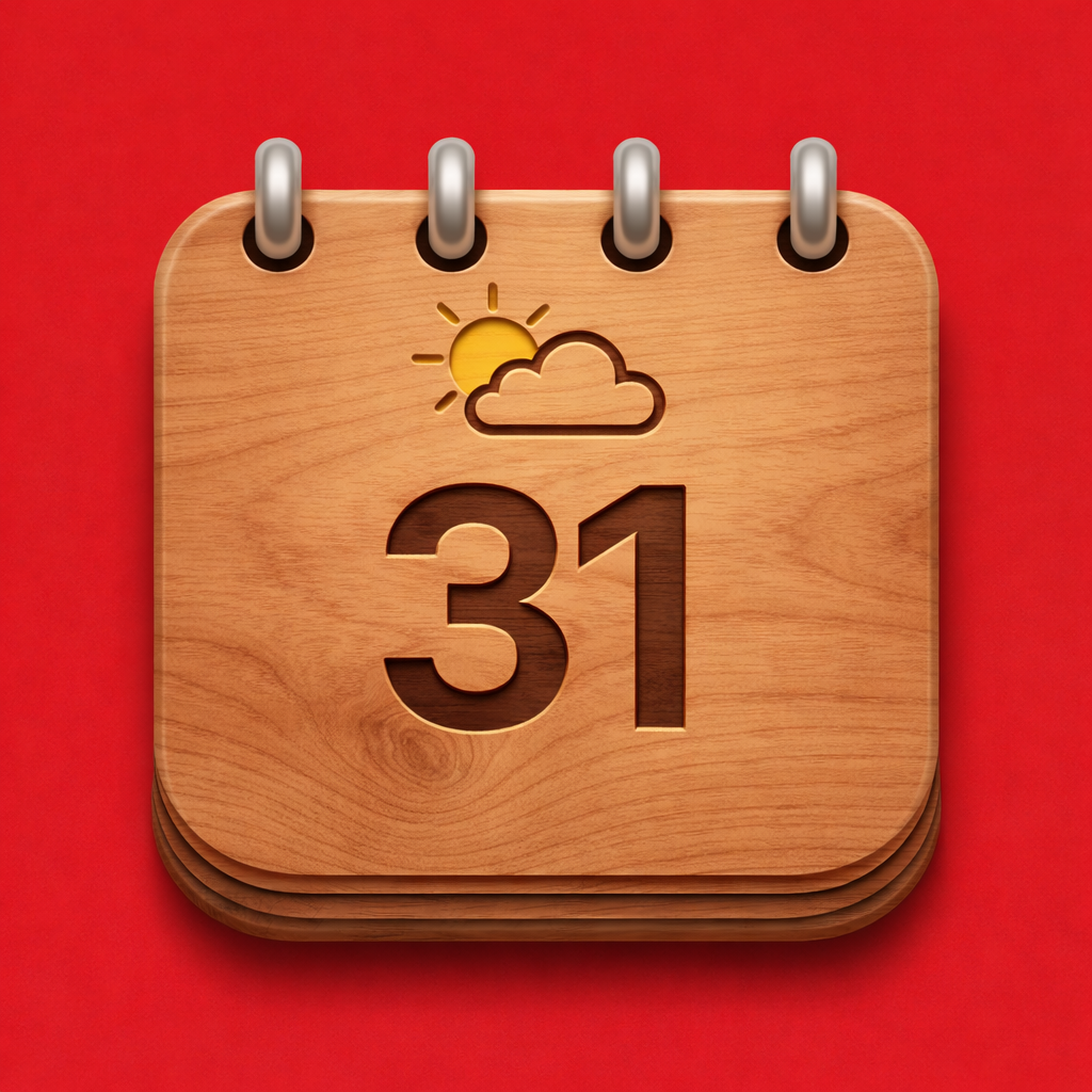 Simple Calendar 2026 Icon